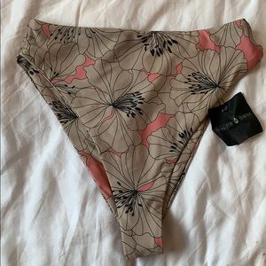 🏖High Waisted Stone Fox Bikini Bottoms 🦊 🌞🌊